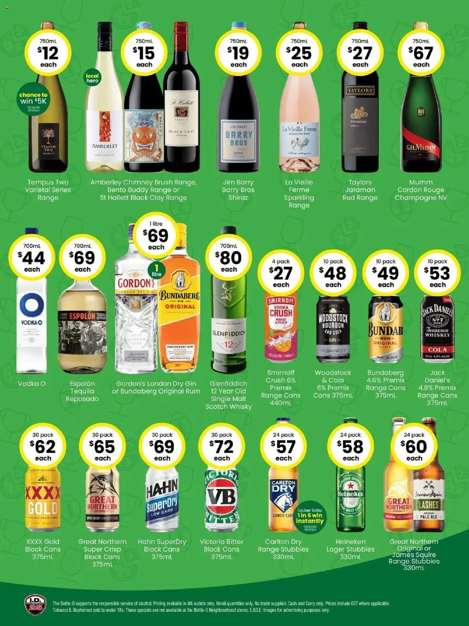 The Bottle-O catalogue Bayswater - 28/09/2026 > weekly / monthly specials | Page: 2 | Products: Champagne, Brush, Bourbon, Clay