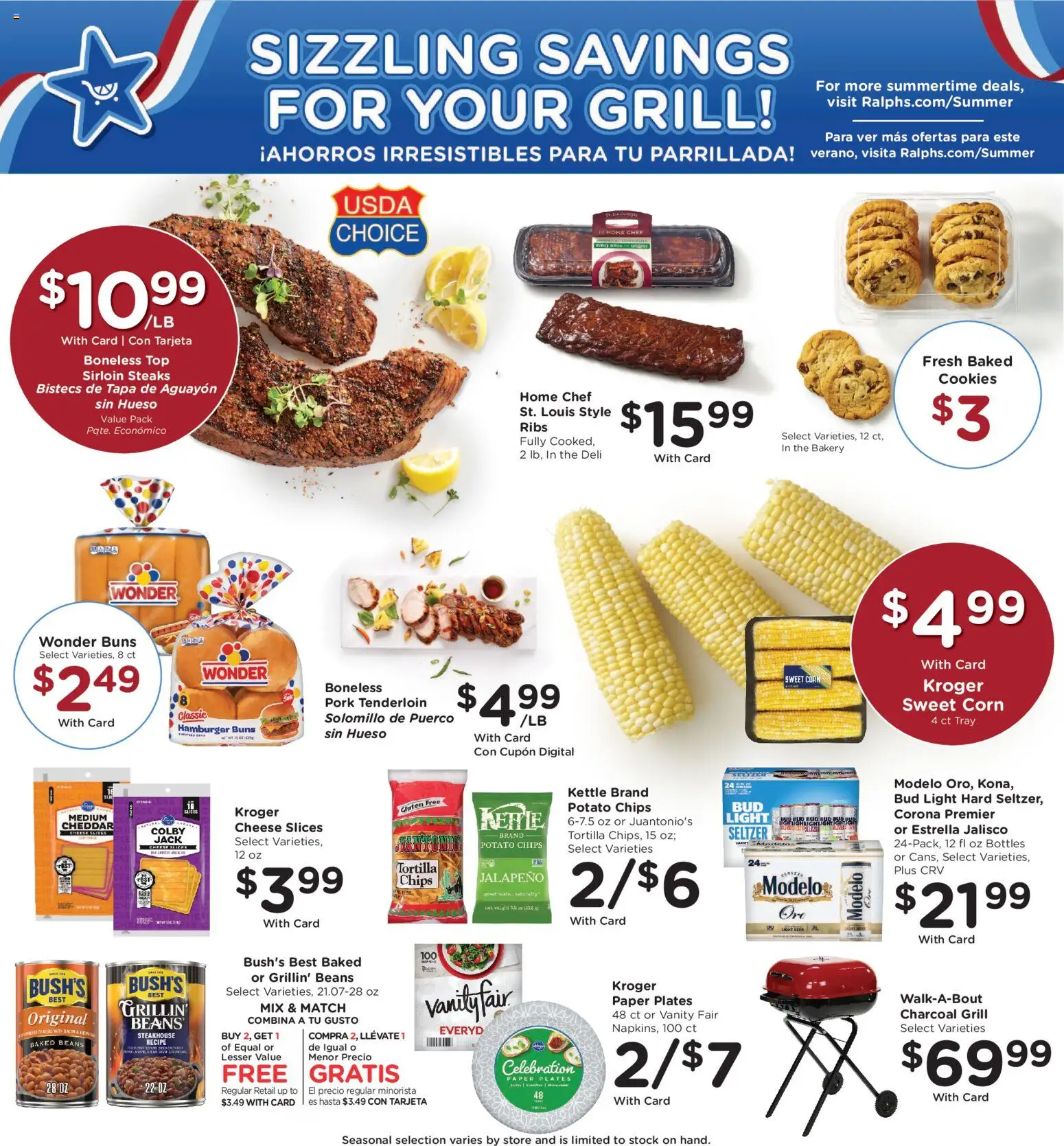 Ralphs Weekly Ad - valid from 08/19/2026 | Page: 7 | Products: Pork, Chips, Cookies, Pork tenderloin
