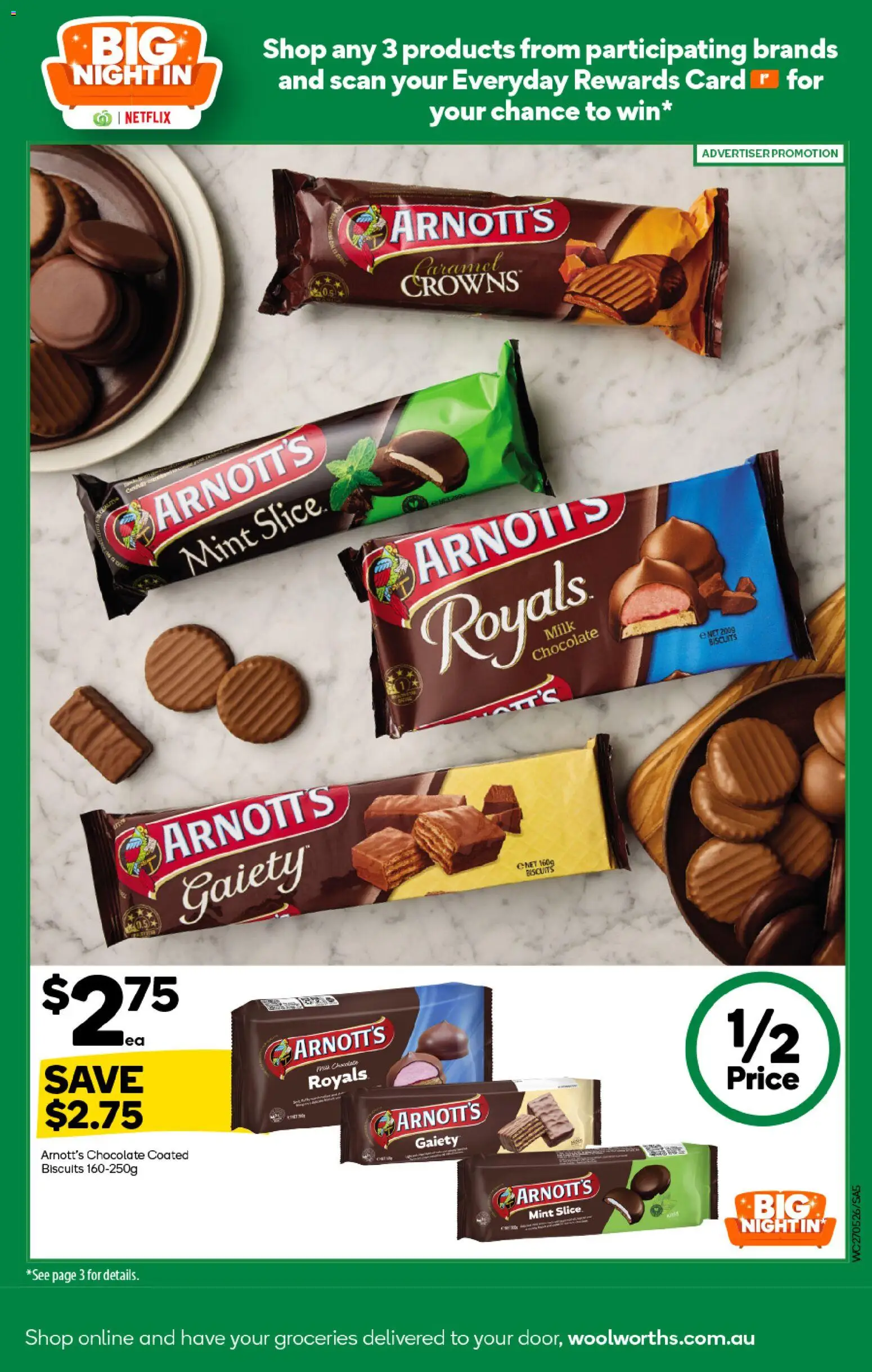 Woolworths catalogue - valid from 27.05.2026 | Page: 5 | Products: Chocolate, Biscuits