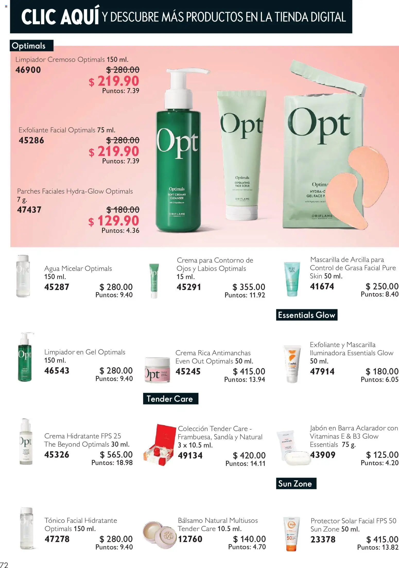 Nuevas ofertas de Oriflame válidas en toda la República Mexicana desde el 24/10/2026. ¡Encuentra las mejores ofertas en Oriflame Buen Mes! | Página: 72