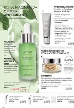 Vista previa de folleto Oriflame catálogo - Campaña 7 de la Oriflame válido desde 09.05.2026 | Página: 52 | Productos: Protector solar, Aceite, Té, Crema