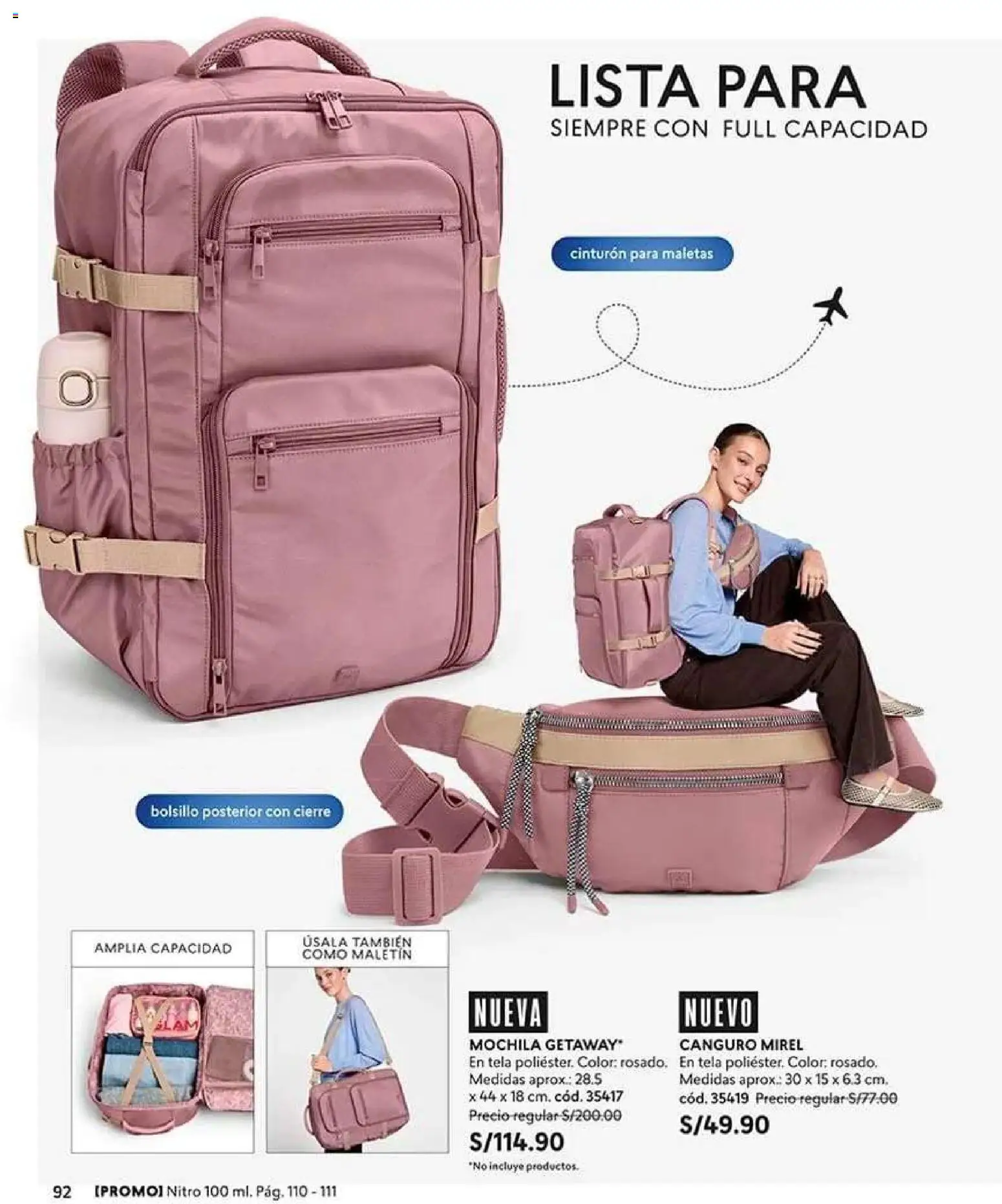 Catálogo CyZone válido desde 22/08/2026 | Página: 92 | Productos: Mochila, Cinturón