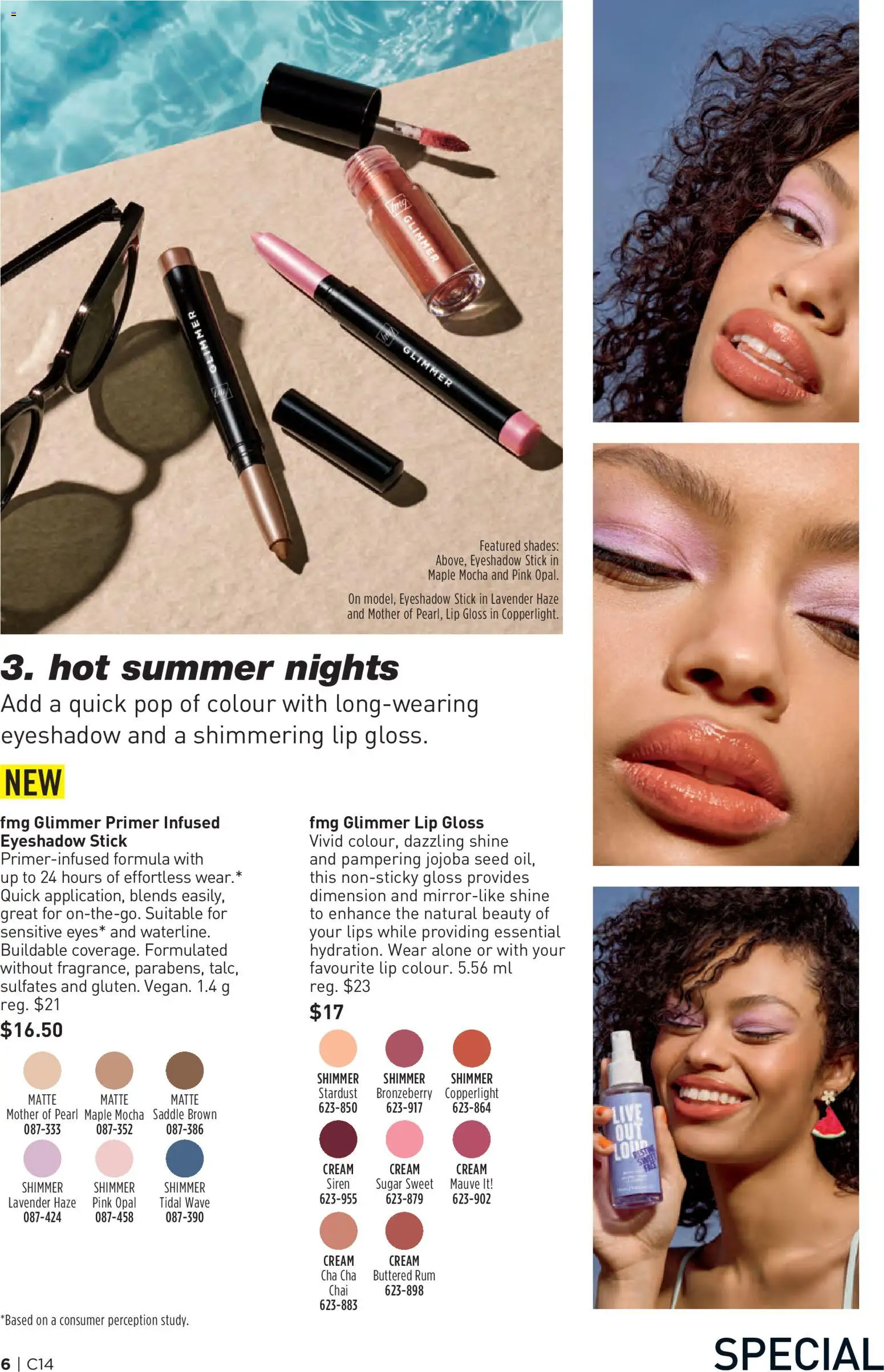 Avon flyer valid from Jul 2, 2026 | Page: 6 | Products: Cream, Lip gloss