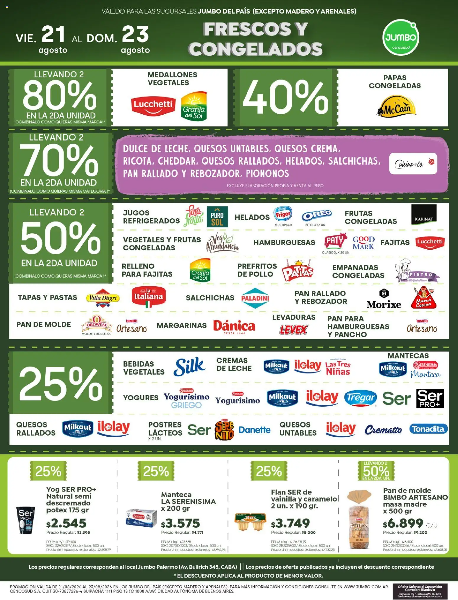 Jumbo ofertas │ válido desde el 20/08/2026 | Página: 4 | Productos: Molde, Peso, Manteca, Pan rallado