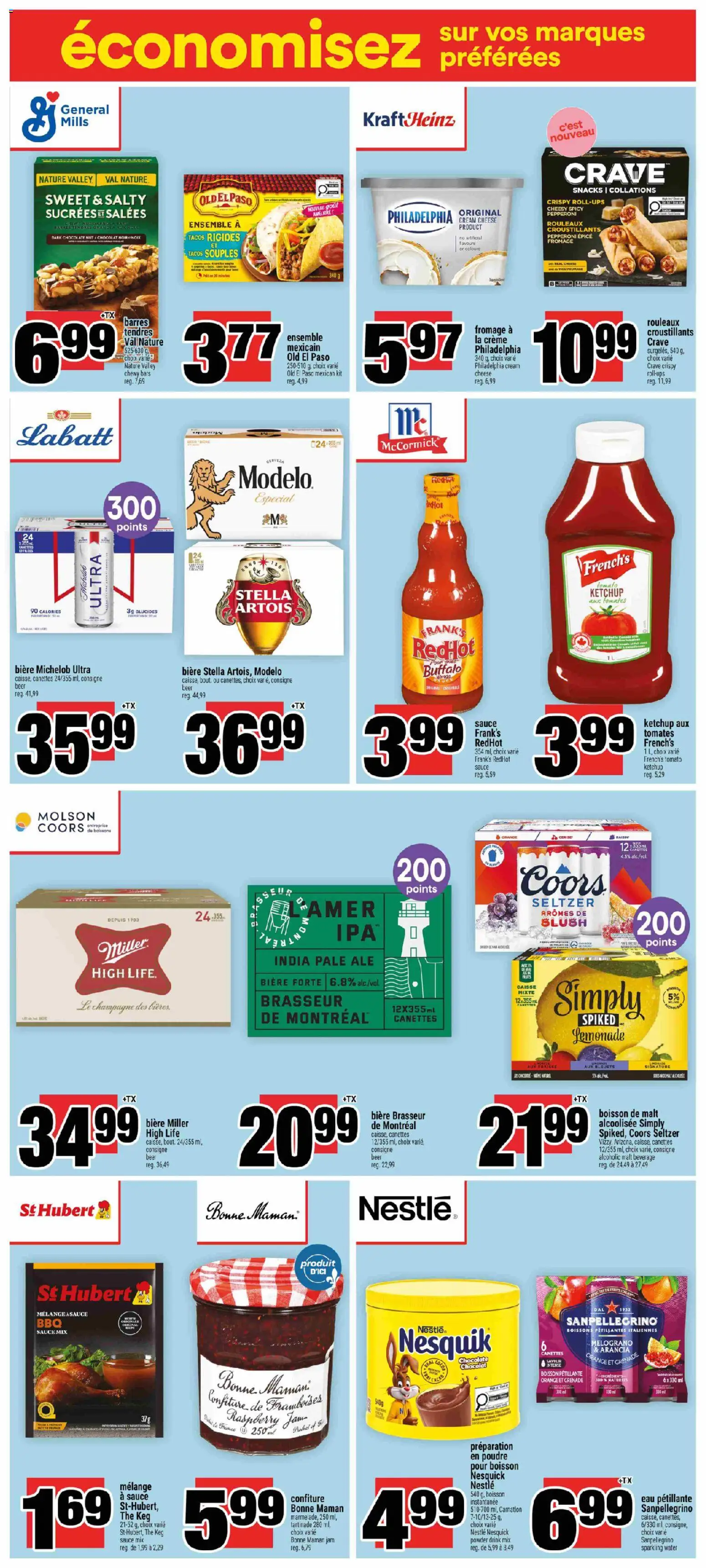 Super C flyer valid from Sep 24, 2026 | Page: 13 | Products: Ketchup, Cream, Cream cheese, Snacks