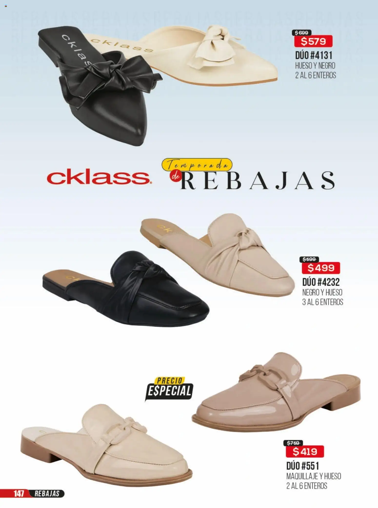Nuevas ofertas de Cklass válidas en toda la República Mexicana desde el 23/06/2026. ¡Encuentra las mejores ofertas en Cklass catálogo Rebajas sobre rebajas calzado! | Página: 148 | Productos: Maquillaje
