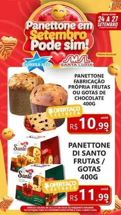 Estrela Azul ofertas Panettone - Pré-Visualização do folheto da loja Estrela Azul, válido de 24/09/2026