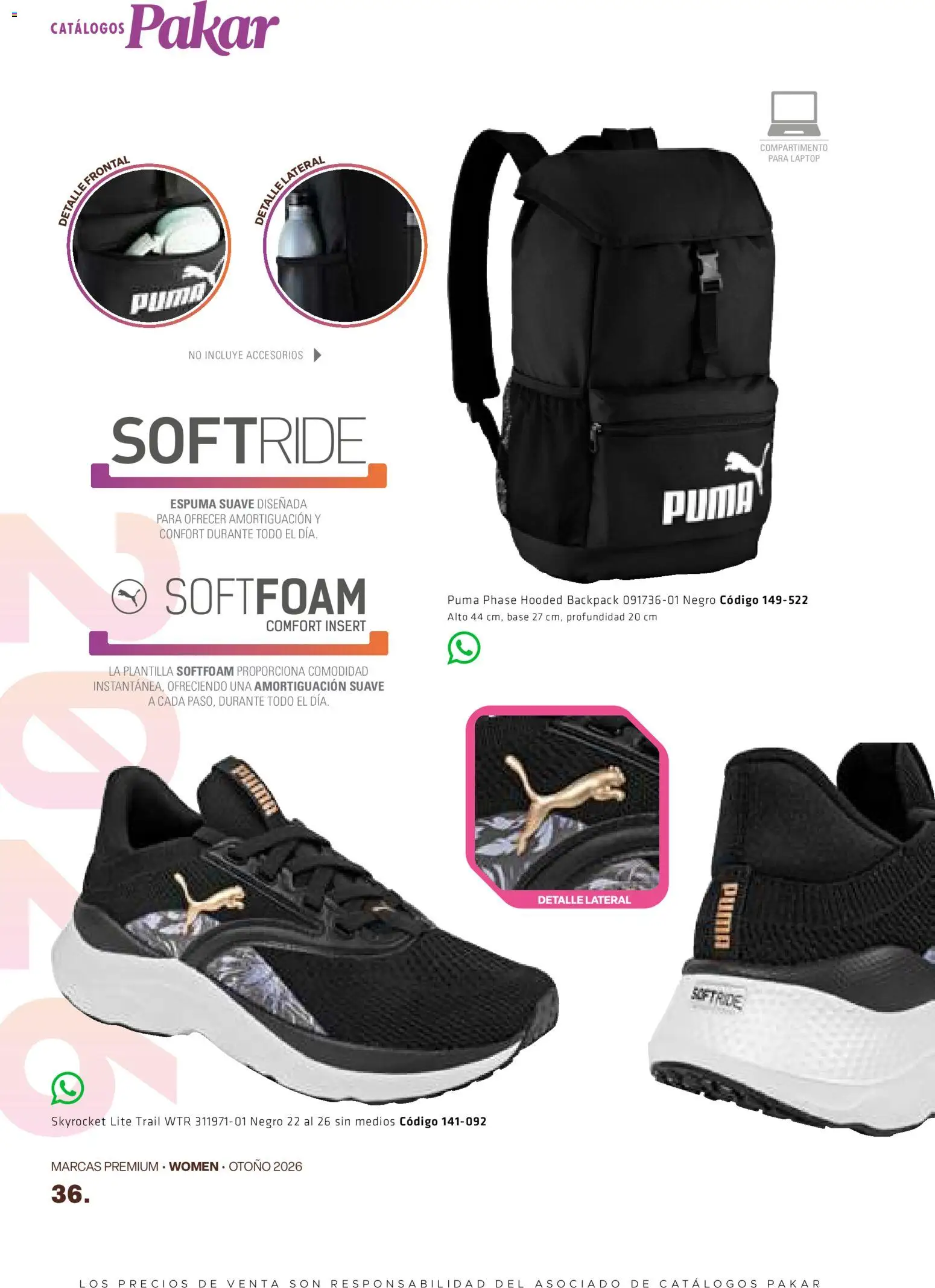 Nuevas ofertas de SC Pakar válidas en toda la República Mexicana desde el 28/08/2026. ¡Encuentra las mejores ofertas en SC Pakar catálogo Otoño! | Página: 36 | Productos: Espuma, Laptop