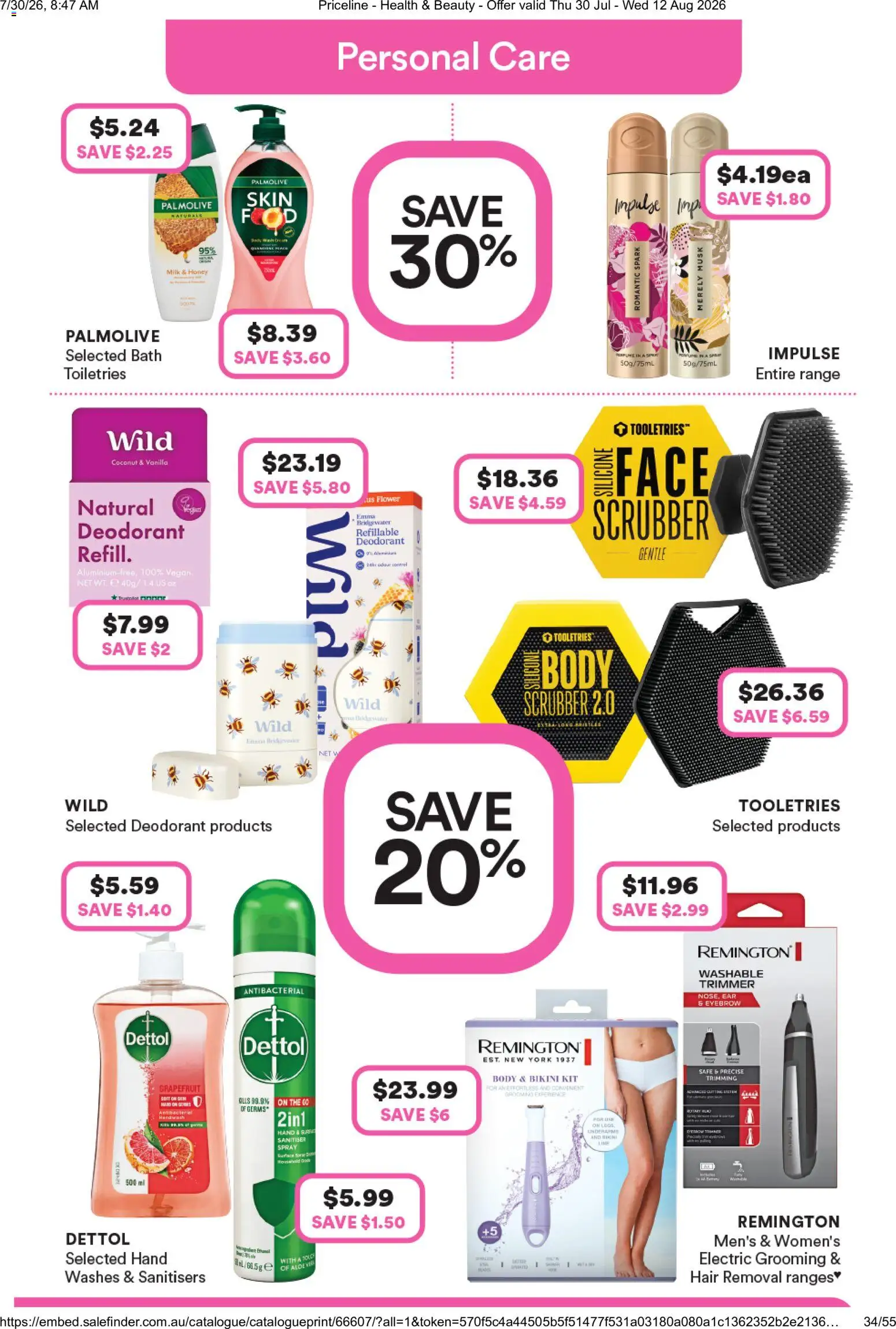Priceline Pharmacy catalogue - valid from 30/07/2026 | Page: 17 | Products: Bath, Deodorant, Grapefruit, Hair removal