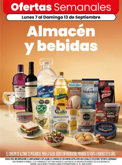 Vista previa Almacén y bebidas válido desde el 07/09/2026