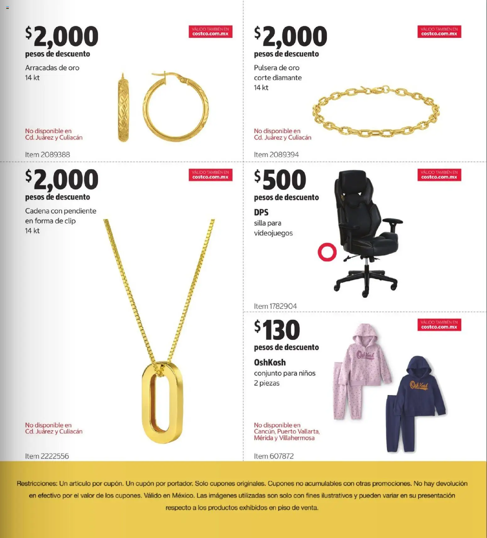 Nuevas ofertas de Costco válidas en toda la República Mexicana desde el 26/10/2026. ¡Encuentra las mejores ofertas en Costco catálogo Teasure Hunt! | Página: 7