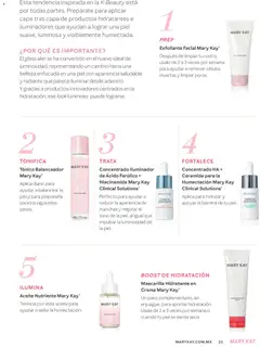 Vista previa de Mary Kay catálogo, nuevo folleto de la tienda, válido en México a partir del 01/09/2026 | Página: 21 | Productos: Crema, Exfoliante, Radiante, Mascarilla