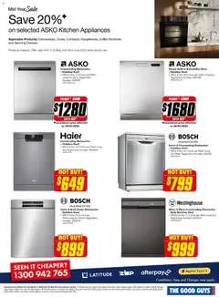 Preview of The Good Guys DBD - valid from 20.05.2026 | Page: 13 | Products: Coffee, Laundry, Dishwasher
