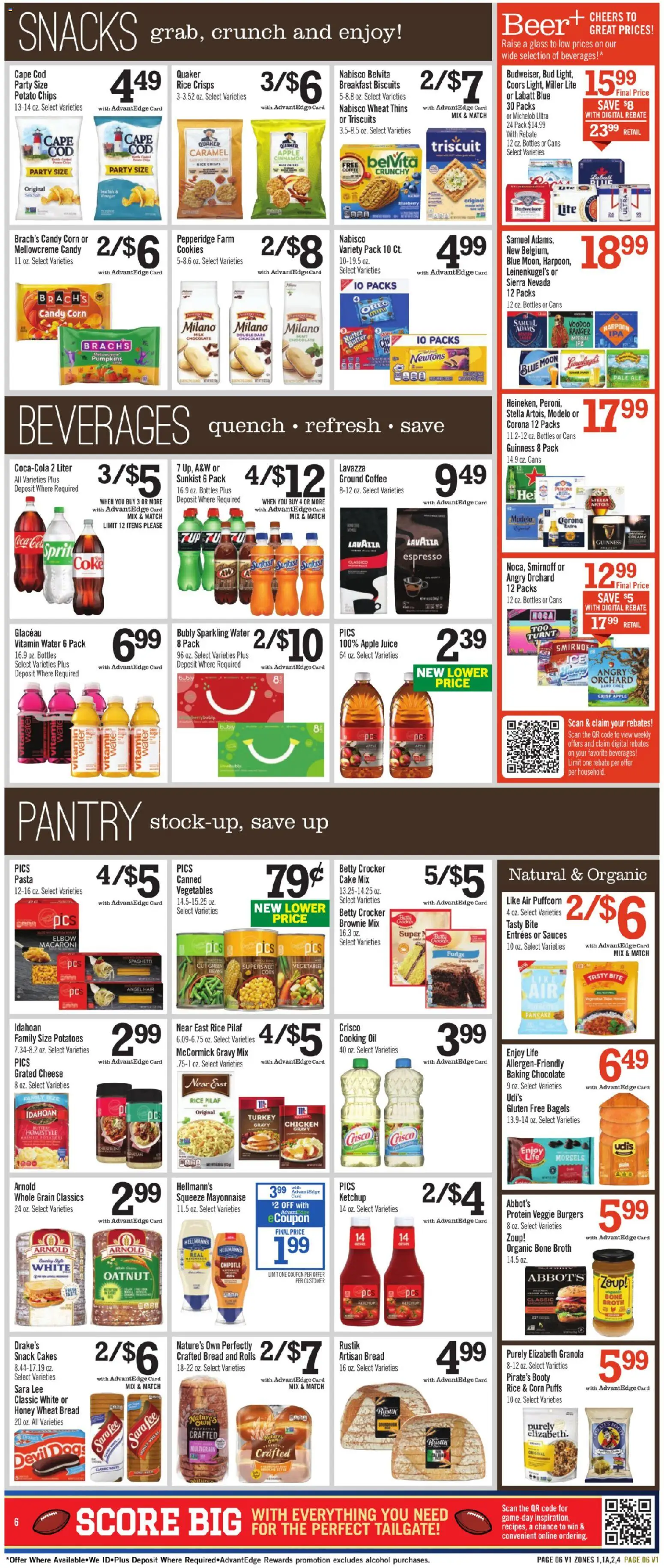 Price Chopper - Weekly Ad - valid from 09/27/2026 | Page: 6 | Products: Cider, Chocolate, Alcohol, Vegetables