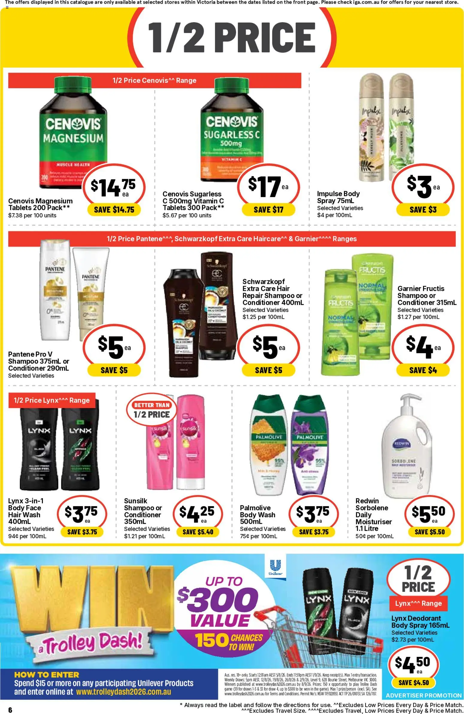 Ritchies catalogue - valid from 02/09/2026 | Page: 6 | Products: Conditioner, Deodorant, Trolley, Game