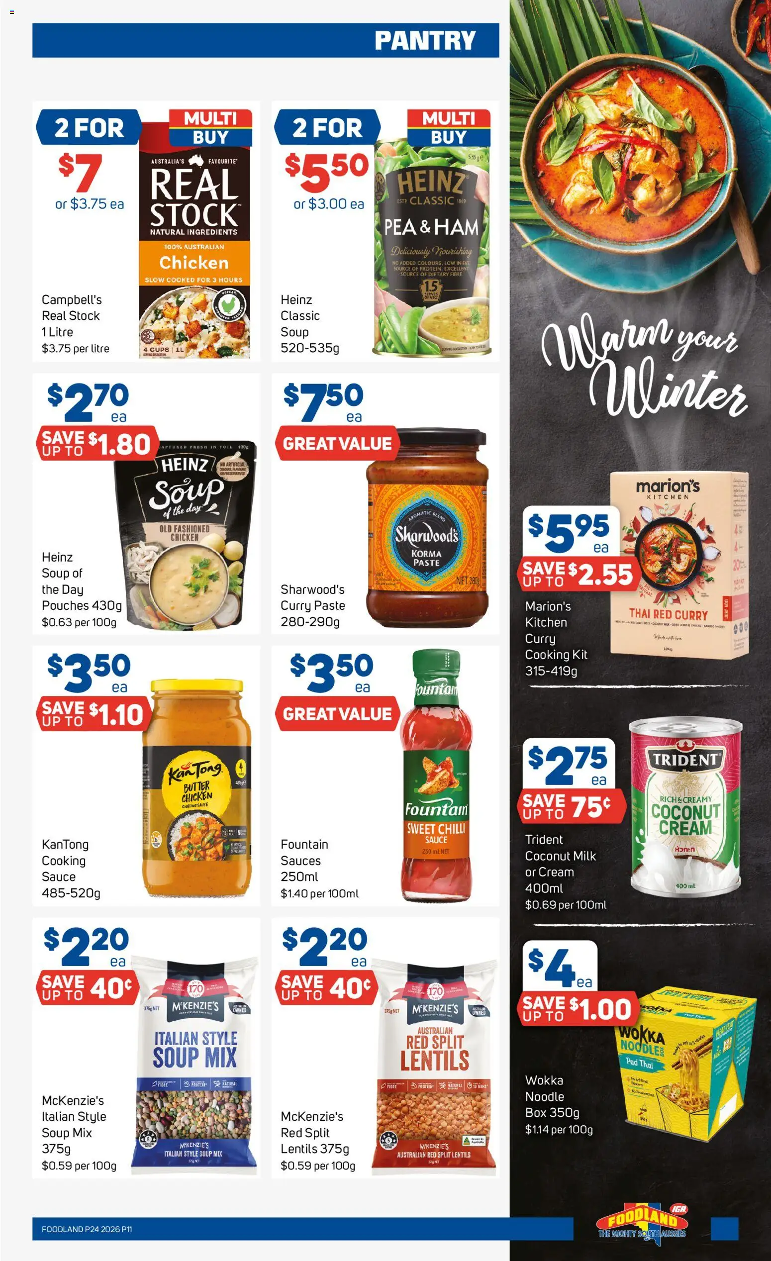 Foodland catalogue - valid from 10.06.2026 | Page: 11 | Products: Box, Curry, Ham, Fountain