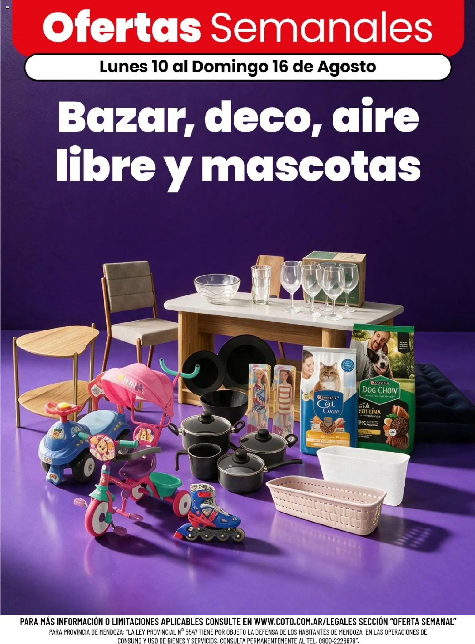 Coto - Bazar, deco, aire libre y mascotas │ válido desde el 10/08/2026 | Página: 1 | Productos: Alimento para perros