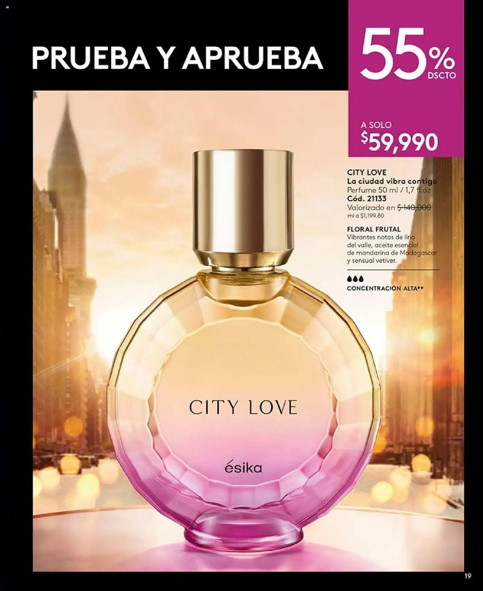 Ésika revista - valida desde el 28/08/2026 | Página: 19 | Productos: Perfume, Aceite