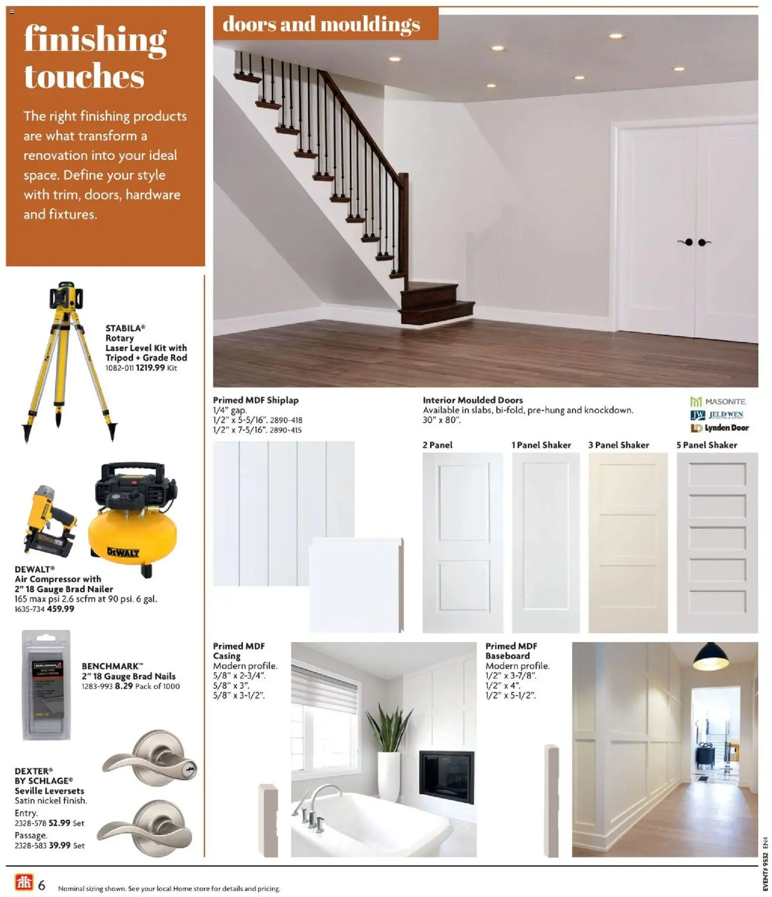 Home Hardware flyer valid from Oct 1, 2026 | Page: 6 | Products: Compressor, Air compressor, Door