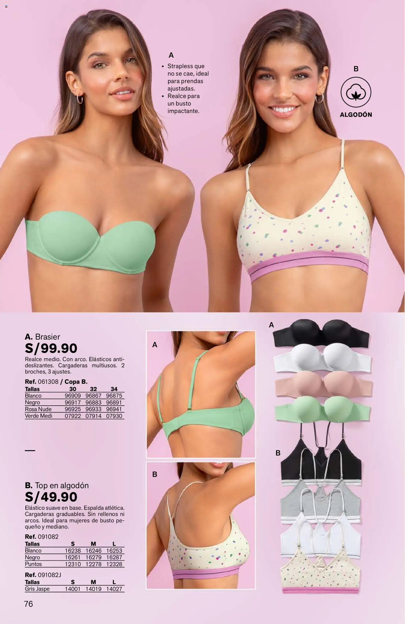 Catálogo Leonisa válido desde 24/08/2026 | Página: 76 | Productos: Algodón