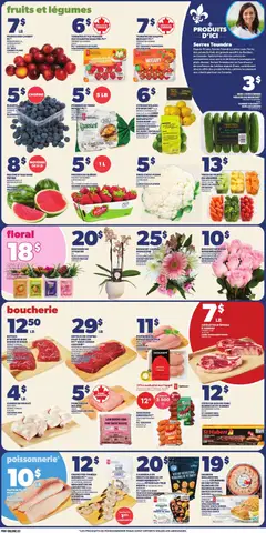 Preview of Provigo weekly flyer / circulaire from shop Provigo valid from Jul 2, 2026 | Page: 5 | Products: Strawberries, PC, Juice, Chicken