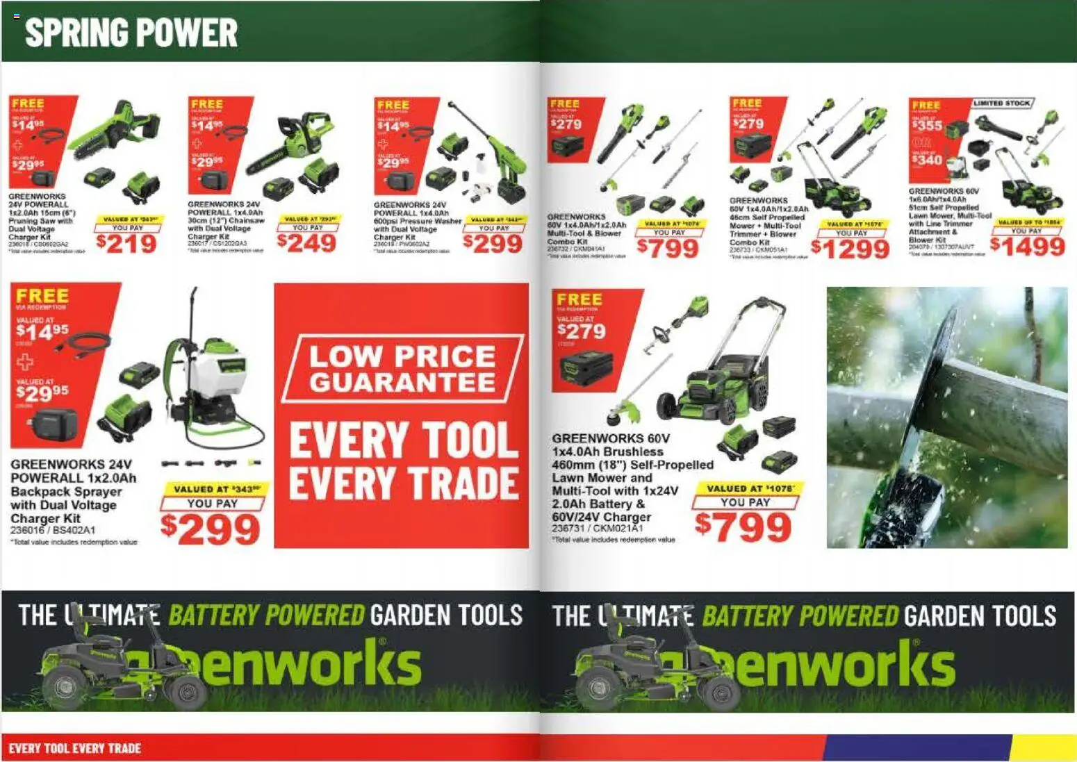 Total Tools catalogue - valid from 08/09/2026 | Page: 6 | Products: Lawn mower, Pruning, Washer, Mower