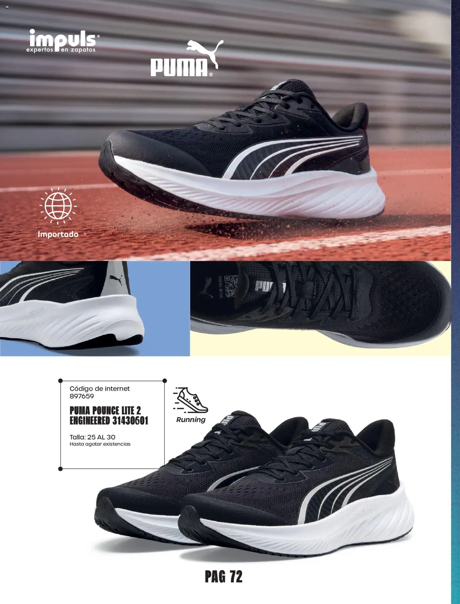 Nuevas ofertas de Impuls válidas en toda la República Mexicana desde el 01/09/2026. ¡Encuentra las mejores ofertas en Impuls catálogo Urban Sport! | Página: 74 | Productos: Zapatos