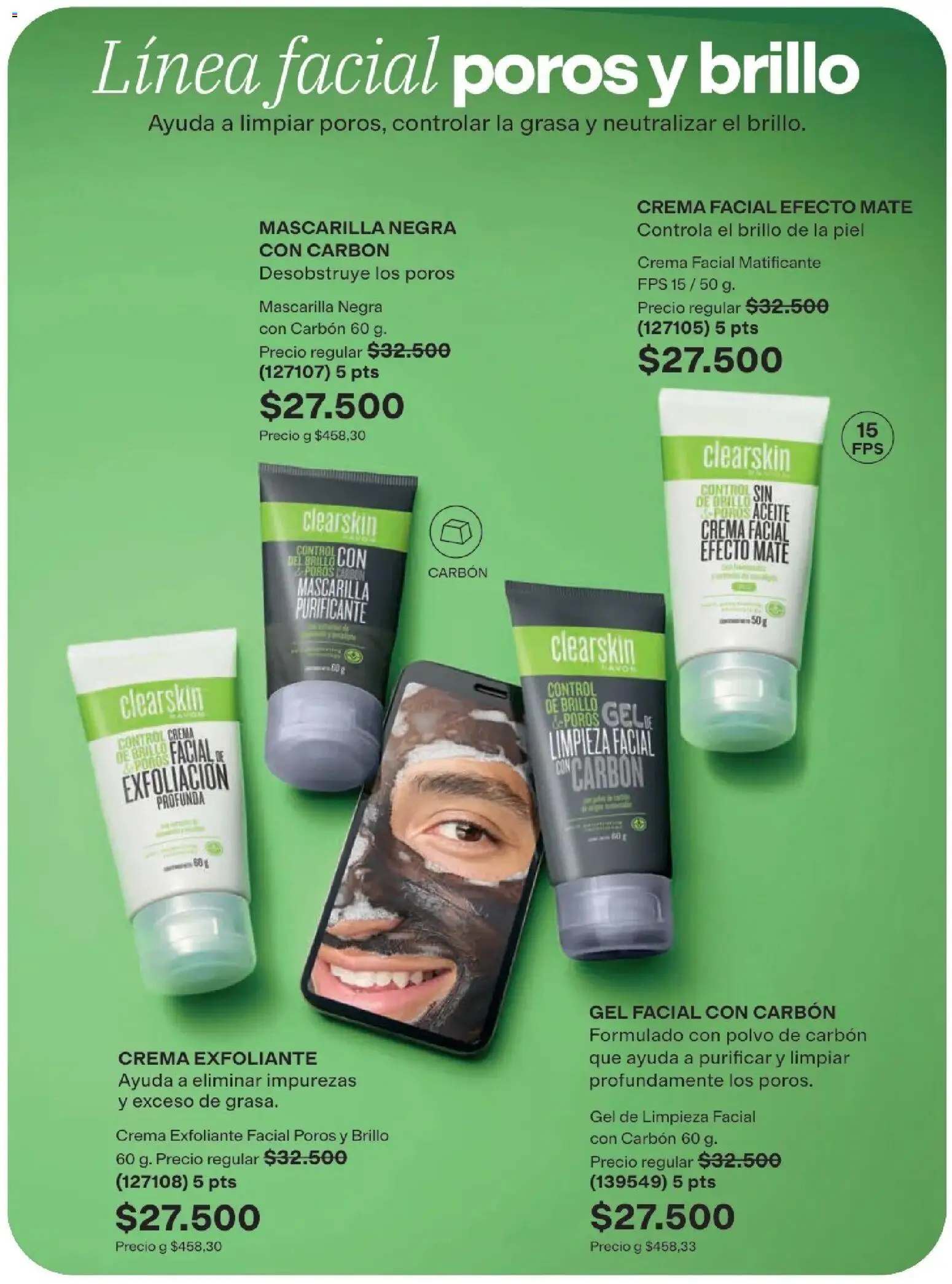 Avon revista - valida desde el 15.06.2026 | Página: 146 | Productos: Exfoliante facial, Brillo, Polvo, Aceite
