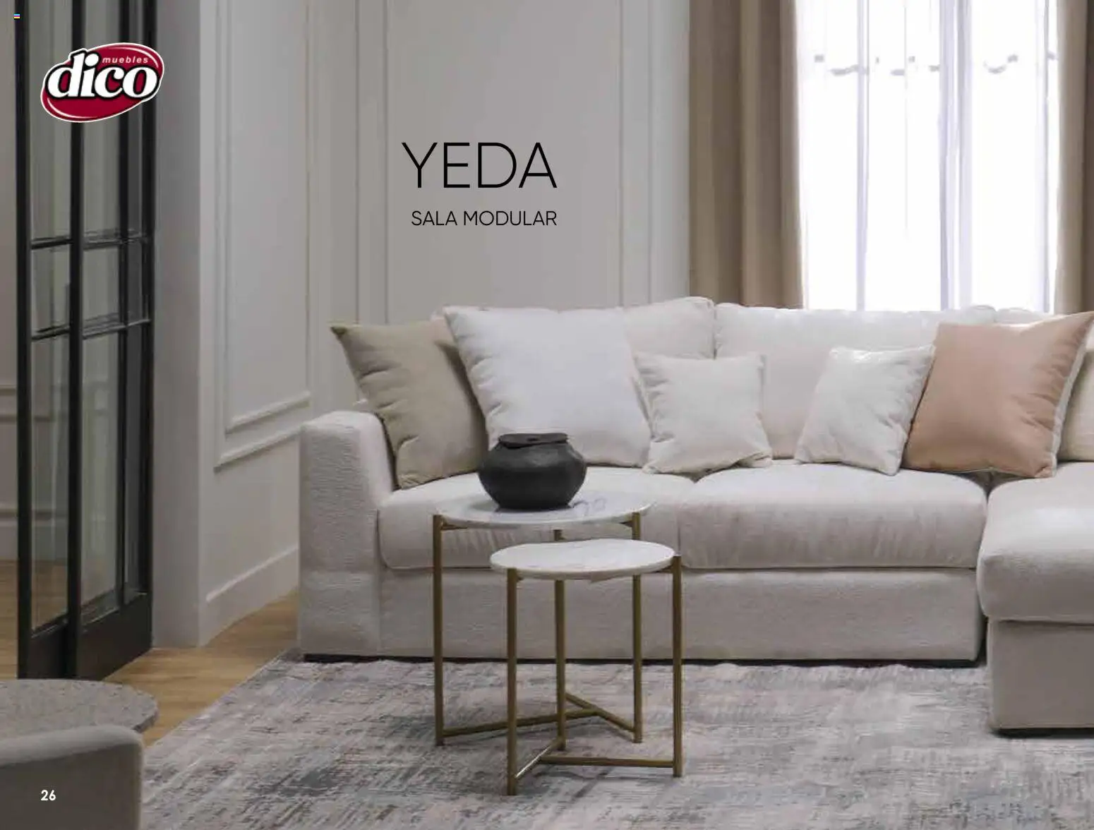 Nuevas ofertas de Muebles Dico válidas en toda la República Mexicana desde el 07.11.2025. ¡Encuentra las mejores ofertas en Muebles Dico catálogo Colección Casa Anahí! | Página: 26 | Productos: Modular