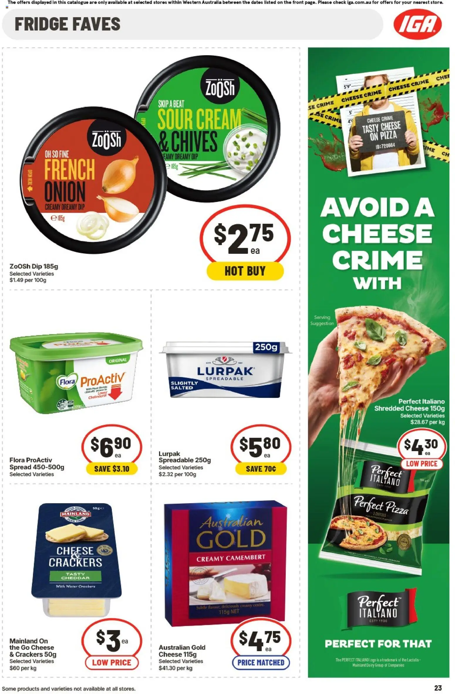 IGA catalogue - valid from 01/07/2026 | Page: 23 | Products: Cheese, Sour cream, Cream, Water