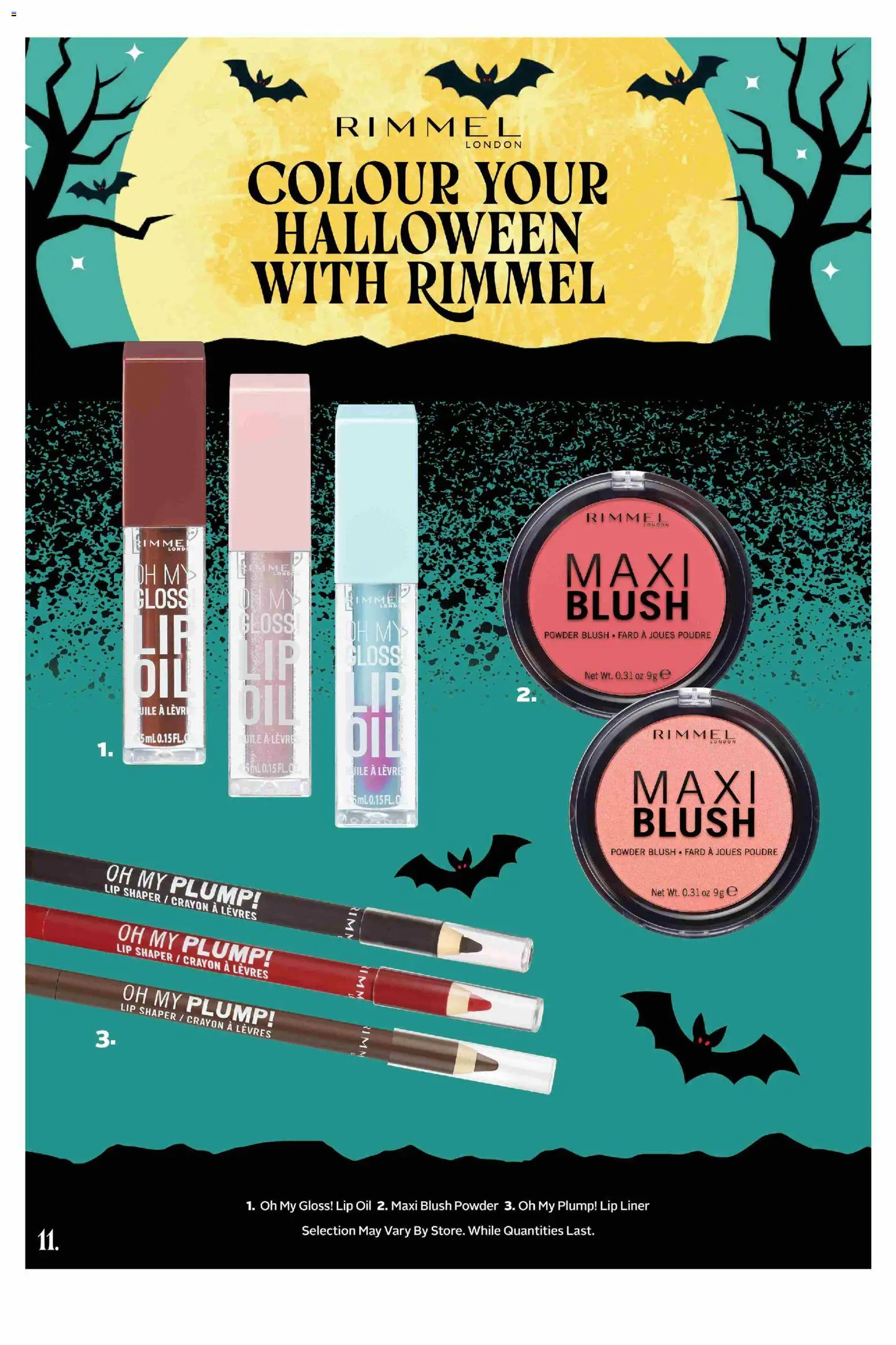 Rexall flyer valid from Sep 18, 2026 | Page: 11 | Products: Powder, Blush, Oil