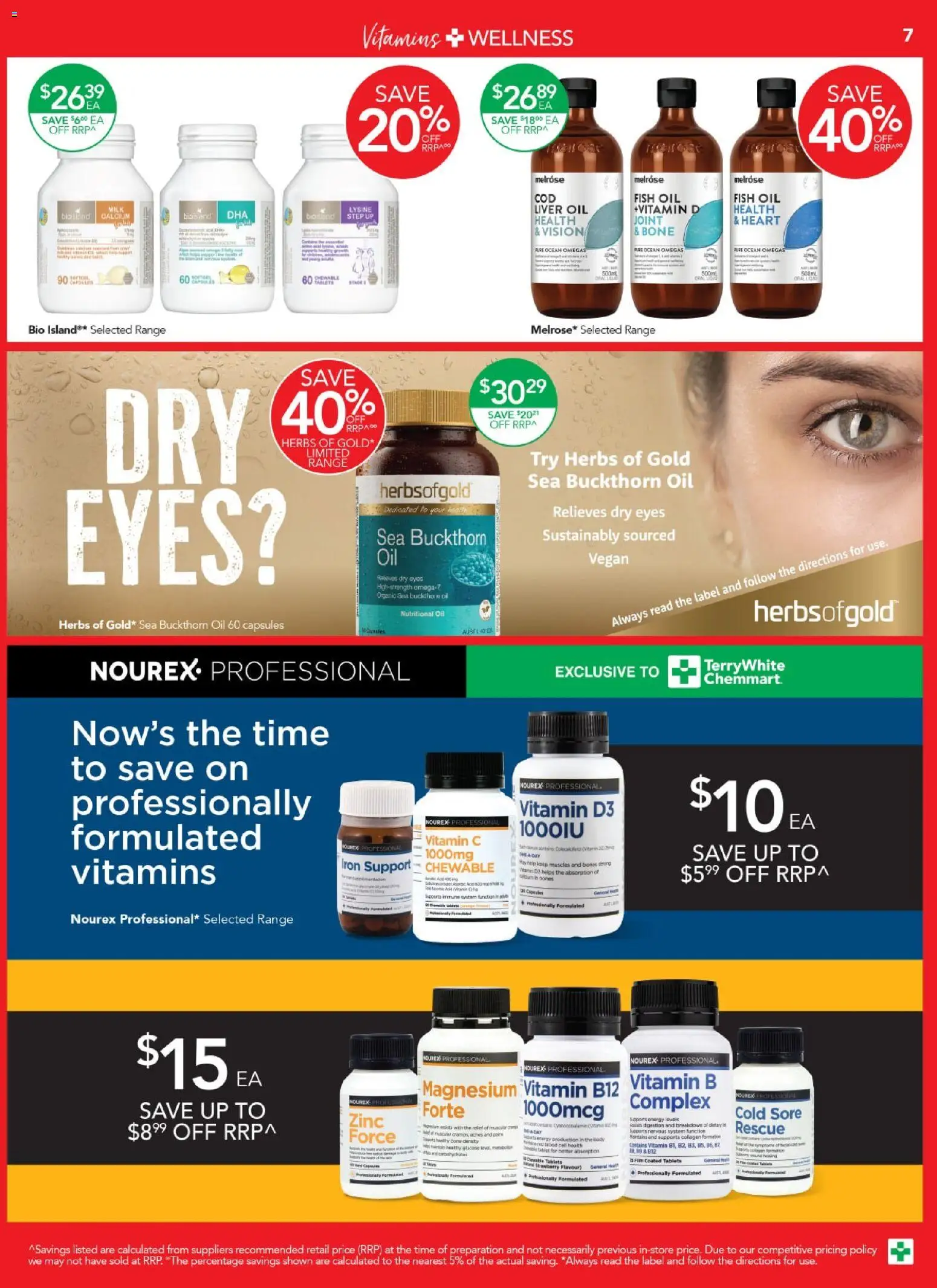 Terry White catalogue - valid from 20/08/2026 | Page: 7 | Products: Food, Oil, Herbs, Tablets