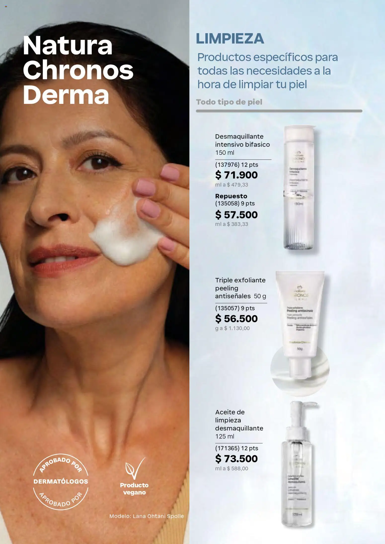 Natura revista - valida desde el 08.04.2026 | Página: 111 | Productos: Desmaquillante, Peeling, Aceite