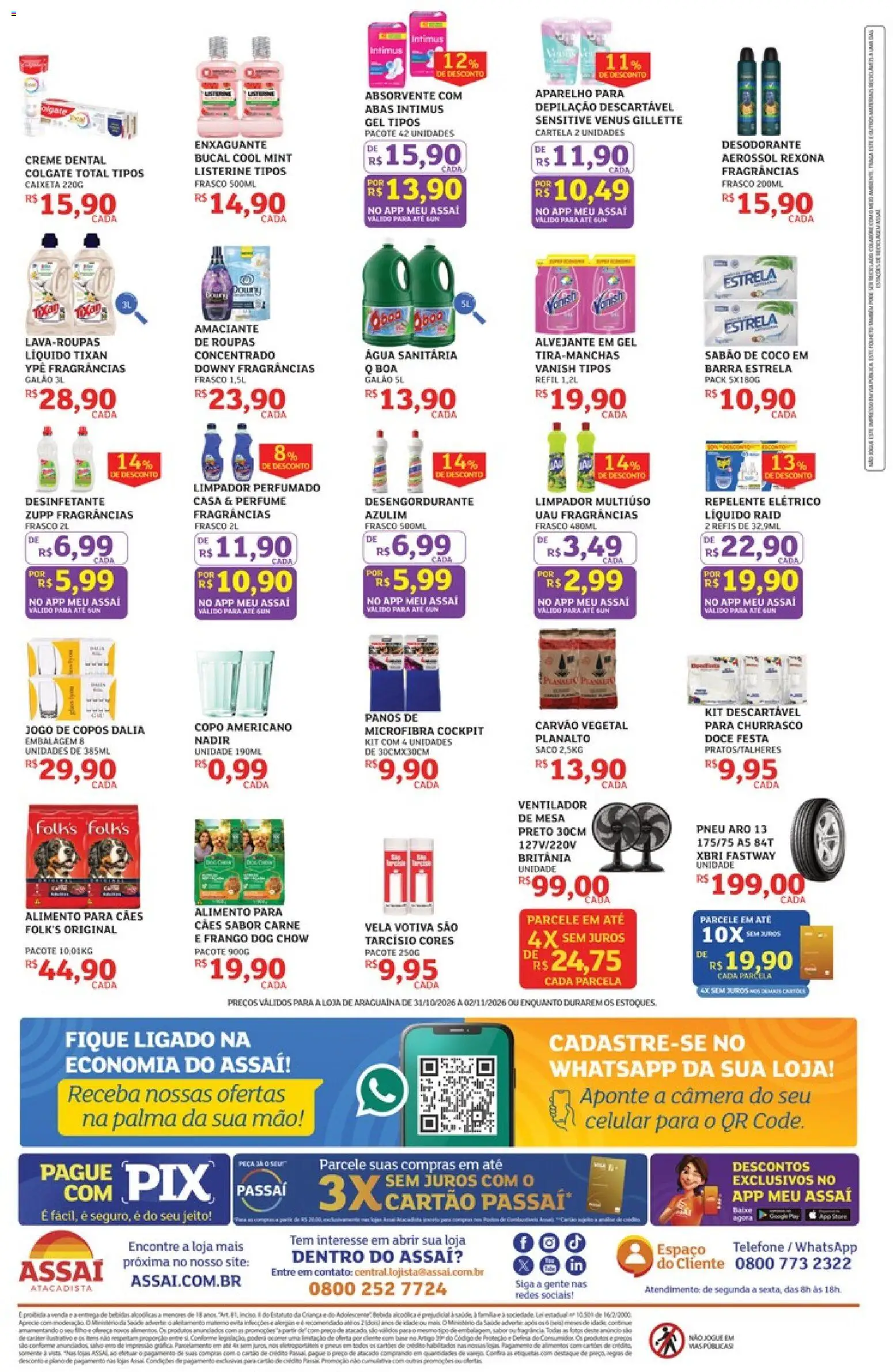 Assaí Atacadista Folheto - válido de 31/10/2026 | Página: 4