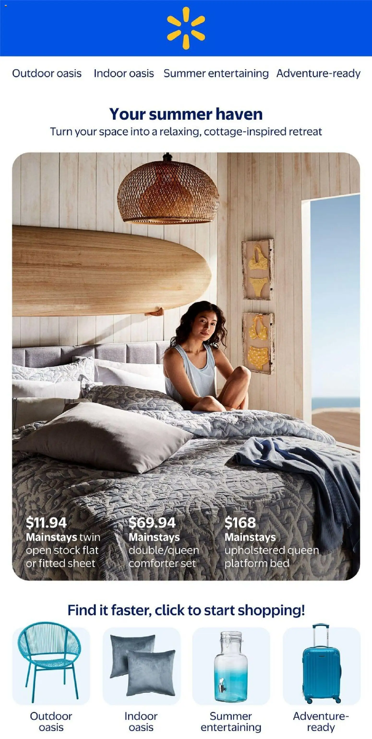 Walmart flyer – Your summer haven: Spcial This Week from 30 April 2026