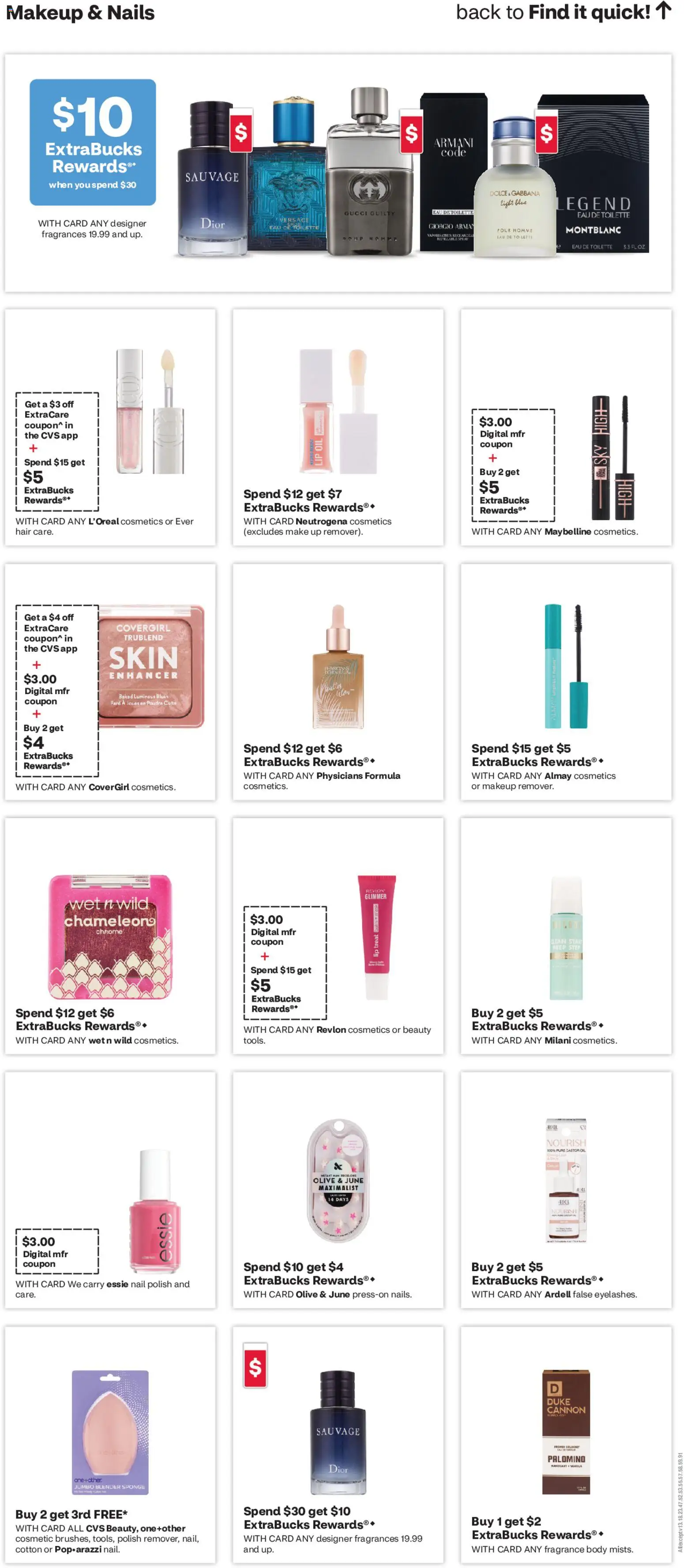 CVS Pharmacy Weekly Ad - valid from 14.06.2026 | Page: 12 | Products: Make up, Nail polish, Blender, Sponge