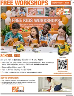 Preview of Home Depot weekly ads valid from 09/05/2026