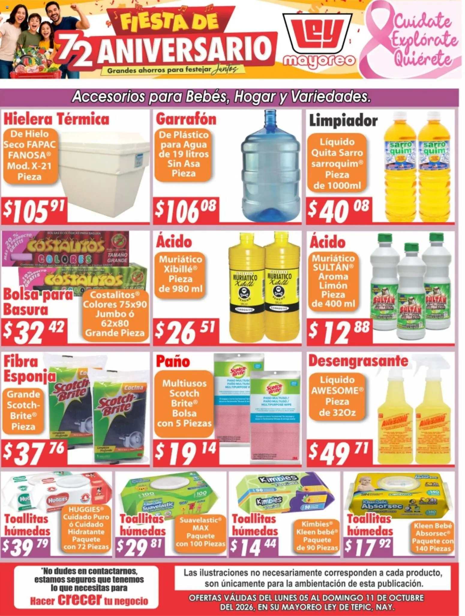 Nuevas ofertas de Casa Ley válidas en toda la República Mexicana desde el 05/10/2026. ¡Encuentra las mejores ofertas en Casa Ley folleto Tepic! | Página: 5