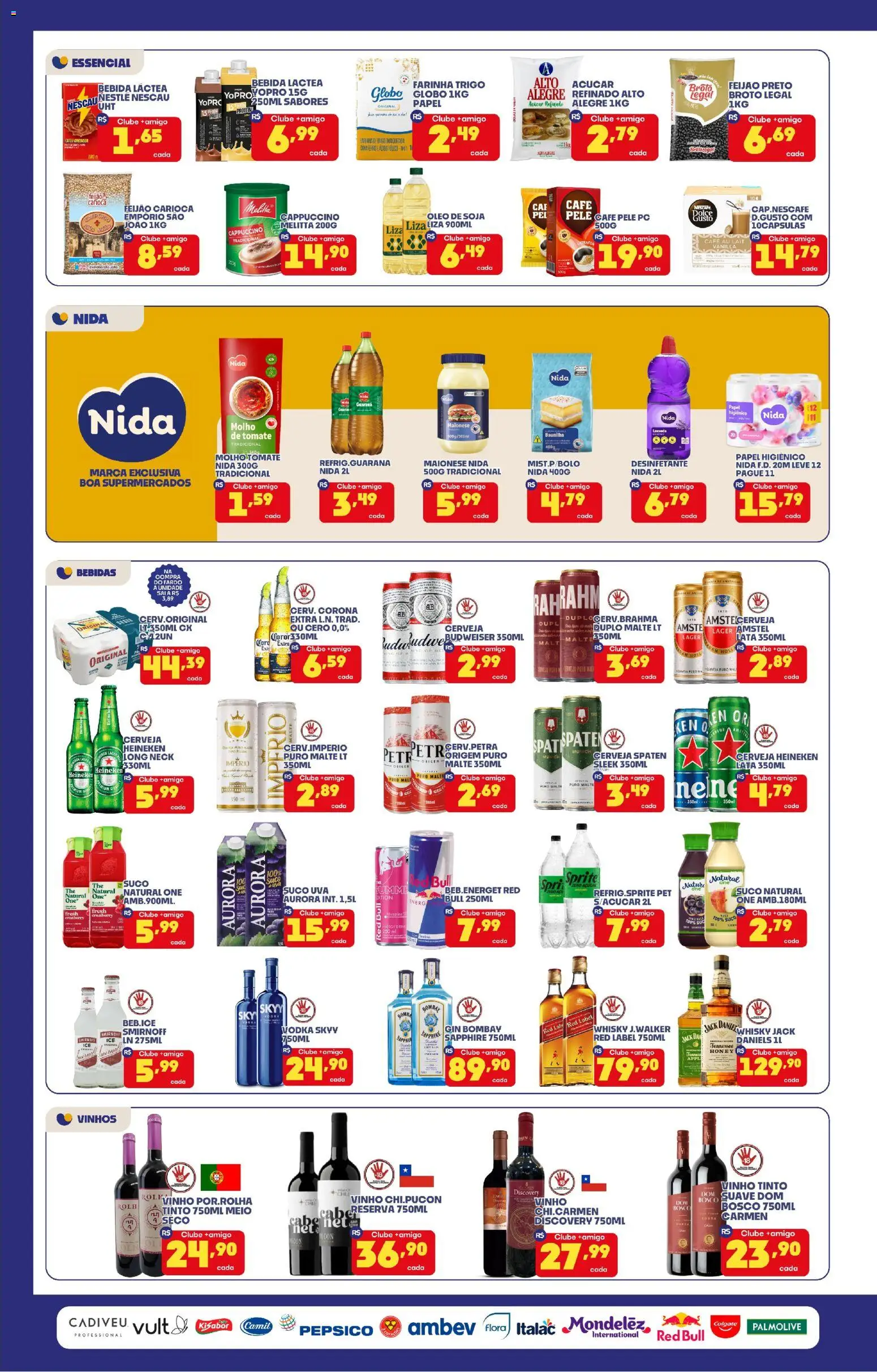 Boa Supermercados Folheto - válido de 30/07/2026 | Página: 2 | Produtos: Suco, Cerveja, Heineken, Açúcar