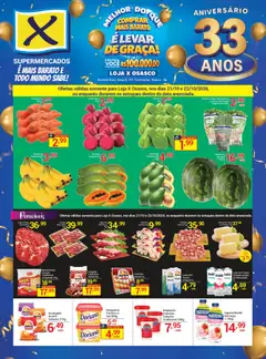 X Supermercados ofertas Feirão Osasco - Pré-Visualização do folheto da loja X Supermercados, válido de 21/10/2026