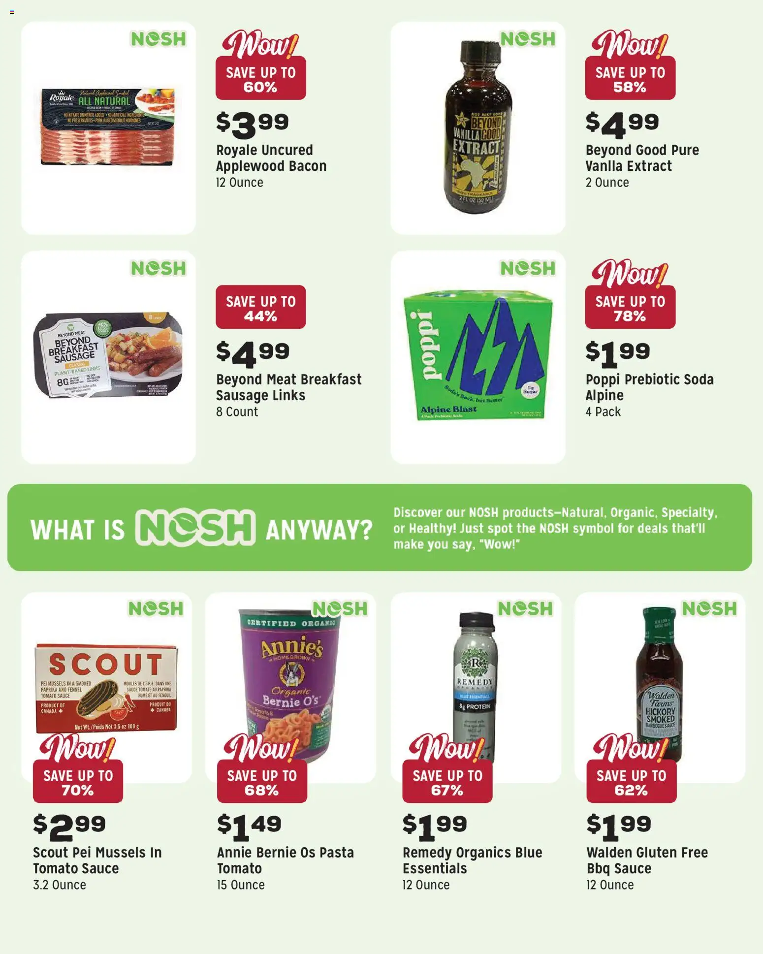 Grocery Outlet Weekly Ad - valid from 07/08/2026 | Page: 6 | Products: Pork, Pasta, Sauce, Sausage