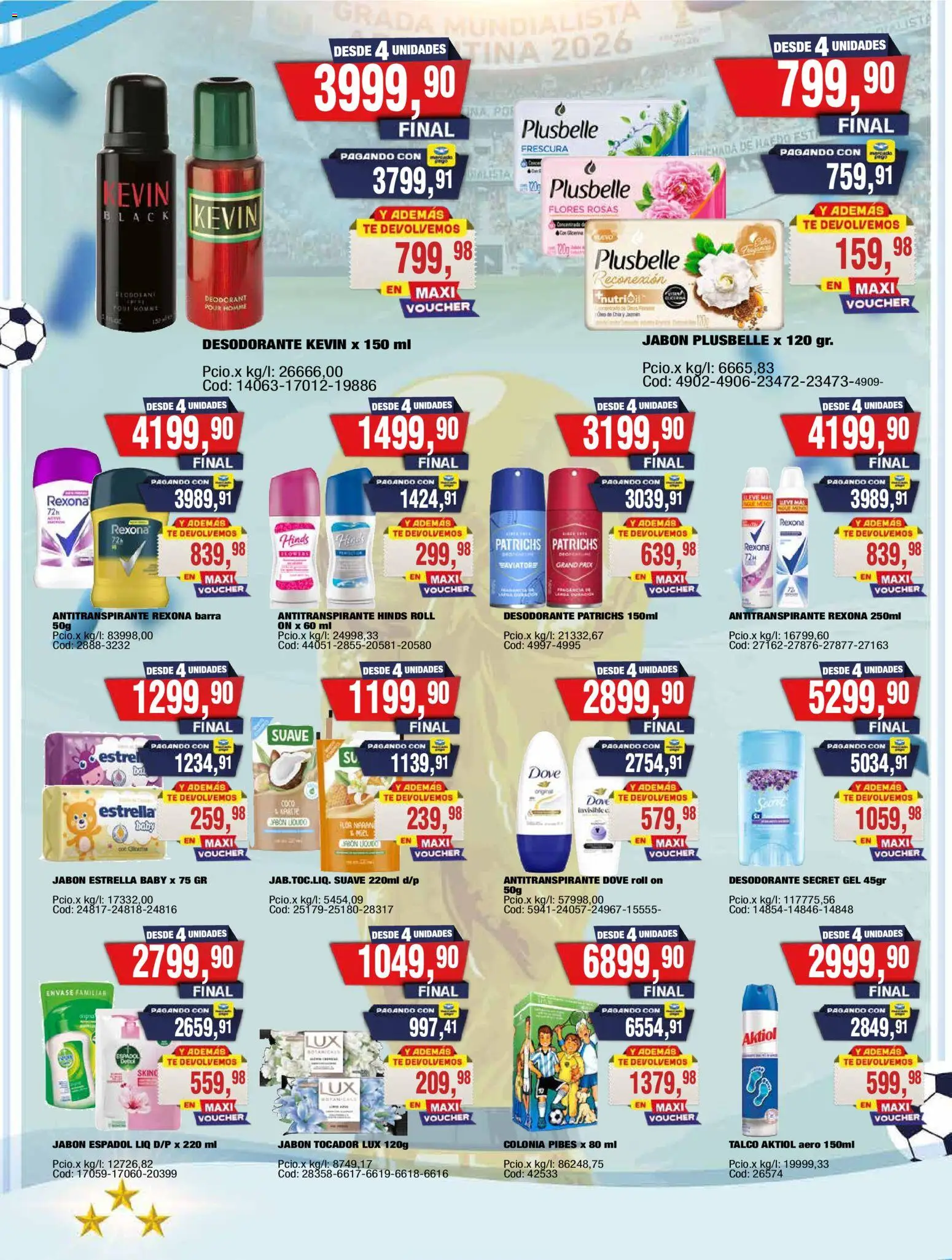 Maxiconsumo ofertas │ válido desde el 29/06/2026 | Página: 31 | Productos: Jabón líquido, Jabón, Desodorante, Té
