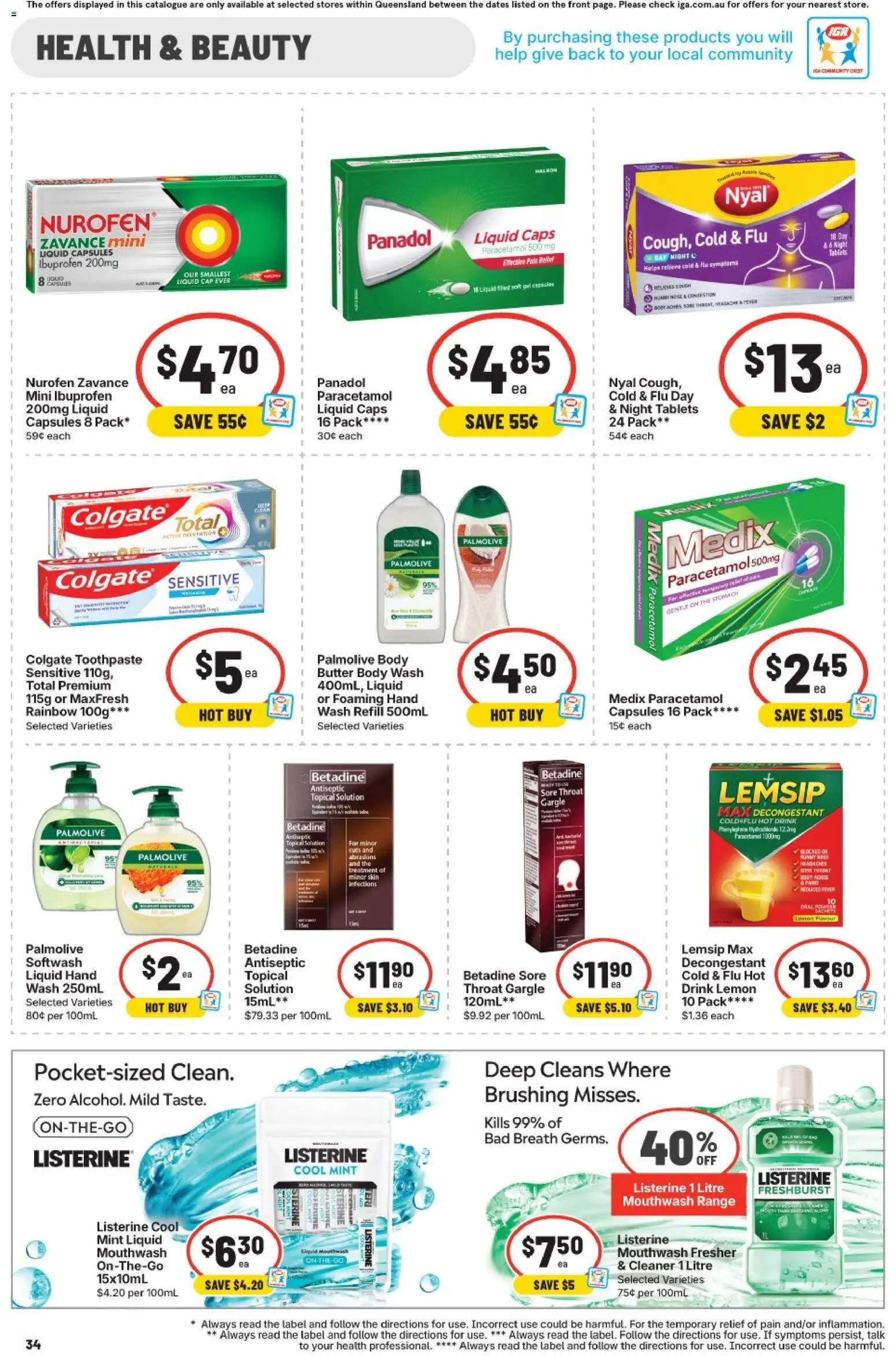 IGA catalogue - valid from 10.06.2026 | Page: 31 | Products: Cleaner, Butter, Toothpaste, Mouthwash