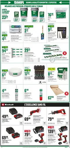 Preview of BMR weekly flyer / circulaire from shop BMR valid from Aug 20, 2026 | Page: 6 | Products: Bag, Brush, Battery, Scraper