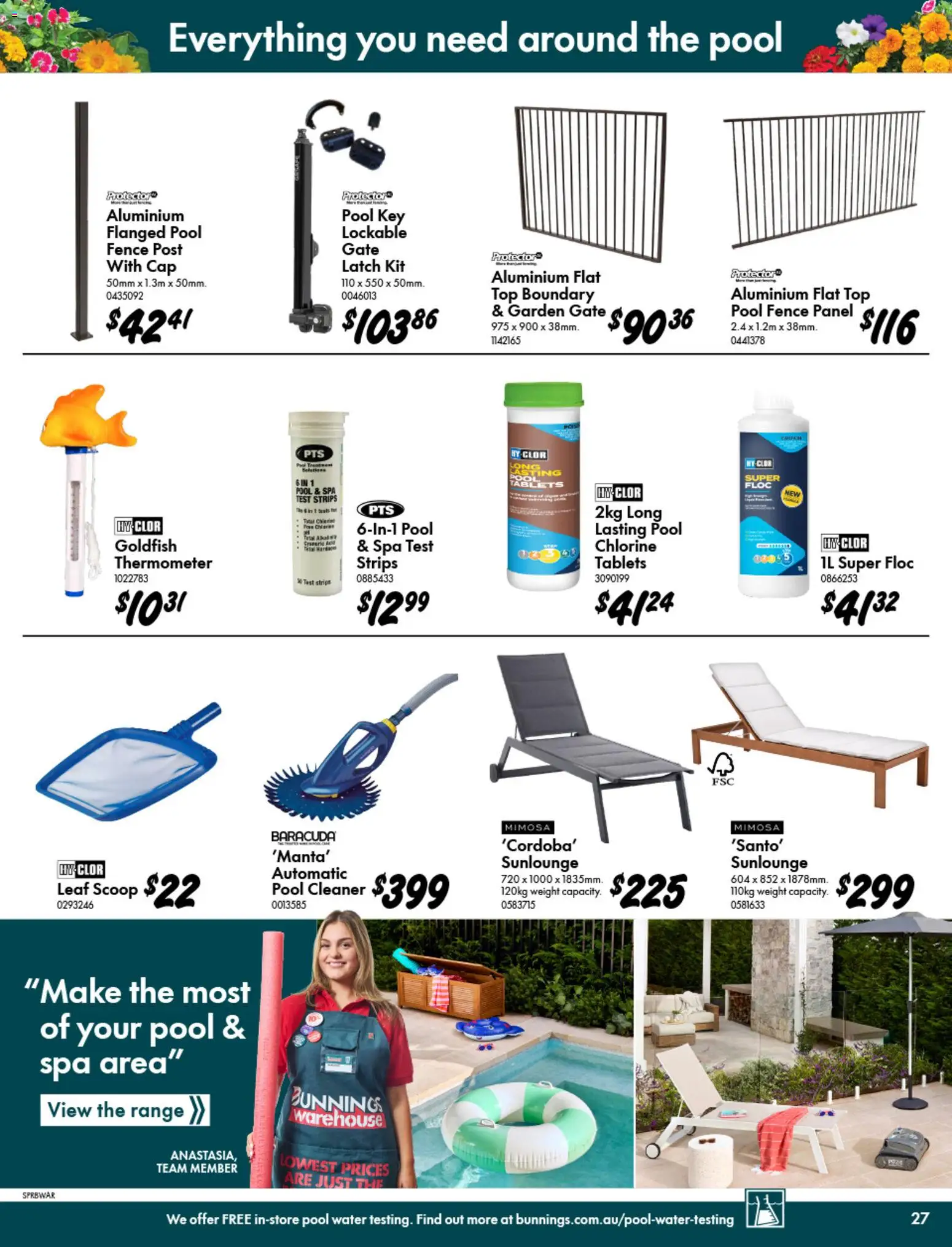 Bunnings Warehouse catalogue - valid from 09/09/2026 | Page: 27 | Products: Gate, Strip, Strips, Thermometer