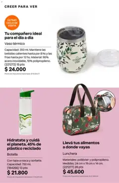 Vista previa Catálogo Natura Ciclo 14 válido desde el 01/10/2026 | Página: 309 | Productos: Botella, Bebidas, Alimentos