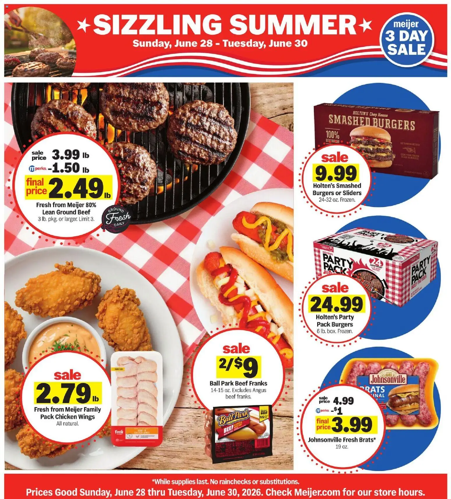 Meijer Super Sale - valid from 06/28/2026 | Page: 1 | Products: Beef