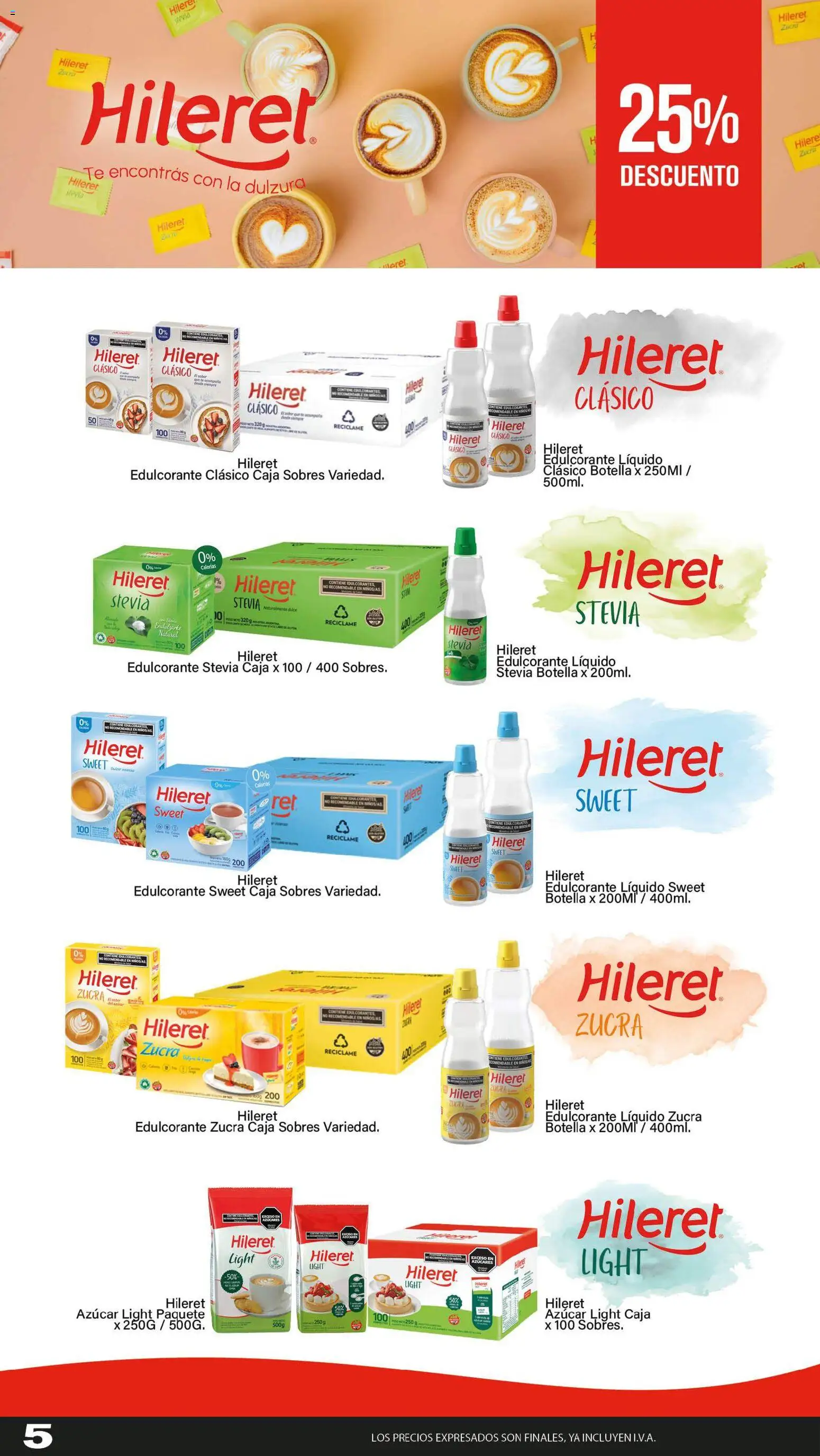 Makro ofertas │ válido desde el 03/09/2026 | Página: 5 | Productos: Botella, Caja, Azucar, Edulcorante