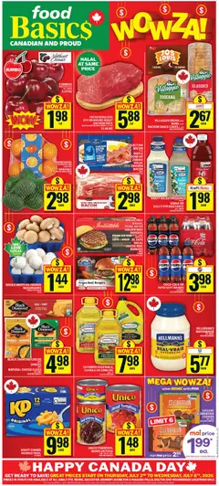Preview of Food Basics weekly flyer - Ancaster from shop Food Basics valid from Jul 2, 2026