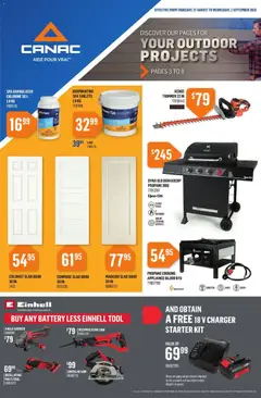 Preview of Canac weekly flyer from shop Canac valid from Aug 27, 2026